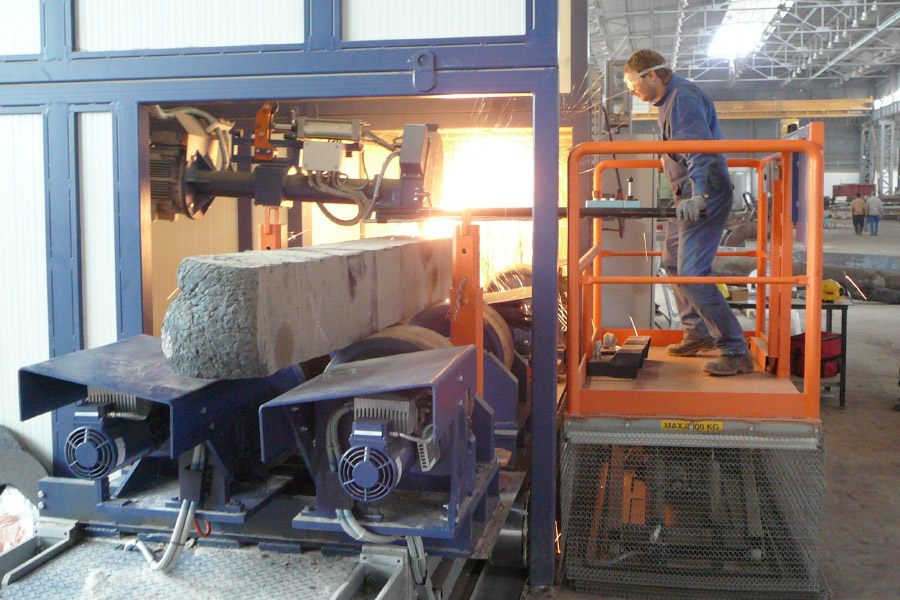 Block and billet grinding machines