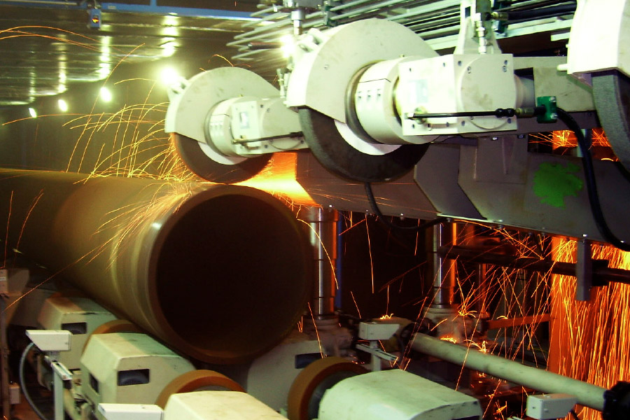 Tube grinding machines